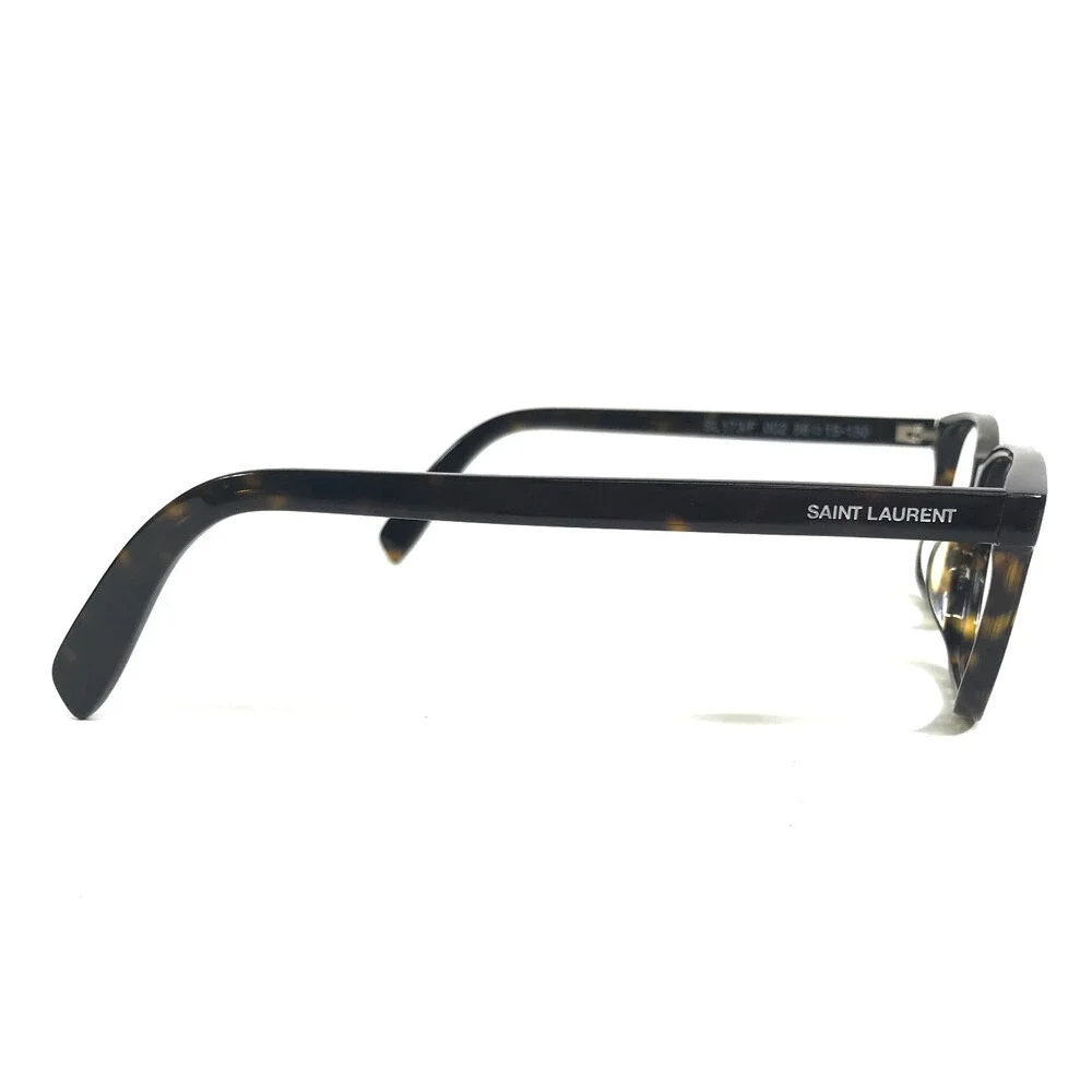 Saint Laurent Eyeglasses Frames SL173/F 002 Tortoise Square Asian Fit 56-15-150 - Picture 3 of 12
